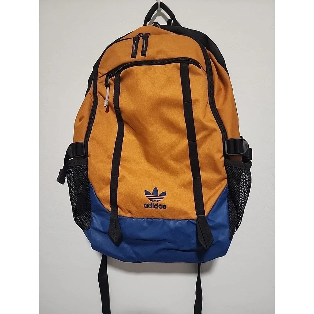 Authentic adidas Create Backpack In Mustard and Blue
